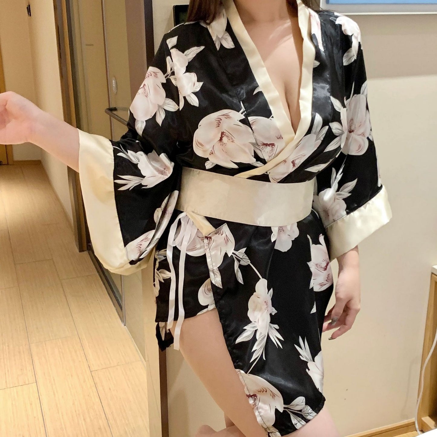 Soulmaty Women’s Sexy Japanese Kimono Lingerie – Cosplay-Inspired Robe Outfit
