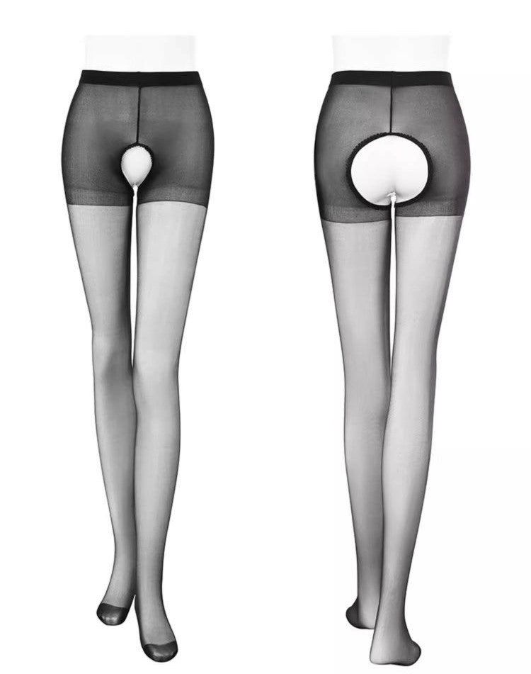 Soulmaty Women’s Sexy Ultra-Thin High-Sheen Transparent Stockings – Sheer Lingerie Tights