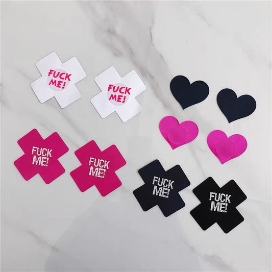 Soulmaty Luminous Nipple Stickers - Glow-in-the-Dark Reusable Nipple Patches for Party & Clubwear