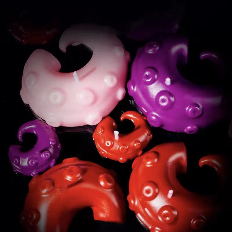Soulmaty Drip Wax Candle for Couples – Low Temperature, Octopus Tentacle Design, Aromatherapy